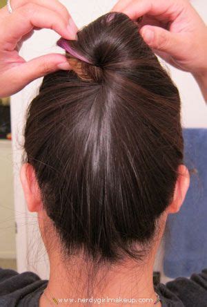 Add a splash of color. pull hair up without any hair ties or clips | Hair hacks ...