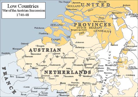 While the austrian netherlands were one of the wealthier parts of the possessions of the austrian habsburgs, they were, from viennese perspective, remotely located and difficult to defend. War of the Austrian Succession or King George's War