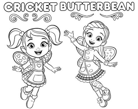 Printable colouring book for kids. Abby Hatcher - Free Coloring Pages