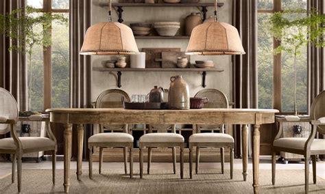 Vintage french fluted leg restoration hardware dining room table. Rooms | Restoration Hardware | Restoration hardware dining ...