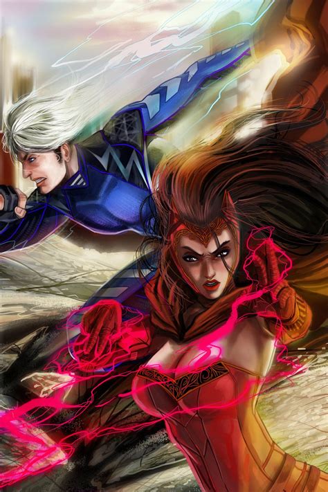 Scarlet witch is a marvel comics character, known as a longtime member of the avengers and as the instigator for several arcs like avengers disassembled and … The Twins. Scarlet Witch & Quicksilver by RossoWinch on ...