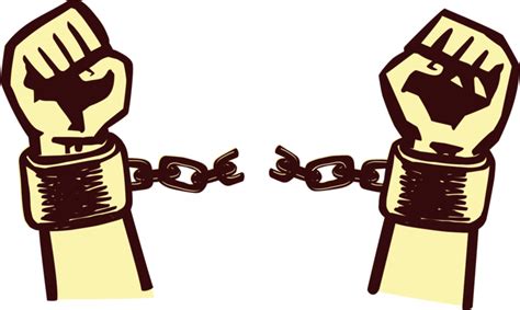 Slave Chains Png Breaking Out Of Chains Clipart Large Size Png