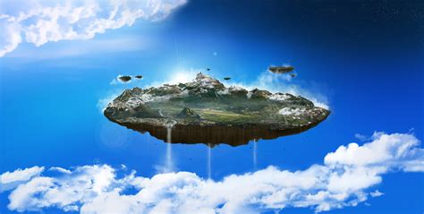 Floating Island By Medienvirus On Deviantart