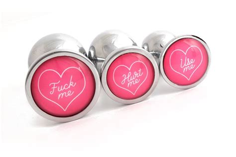 Ddlg Daddys Girl Pink Heart Butt Plugs Bdsm Buttplugs Available In A Choice Of Bdsm Ddlg