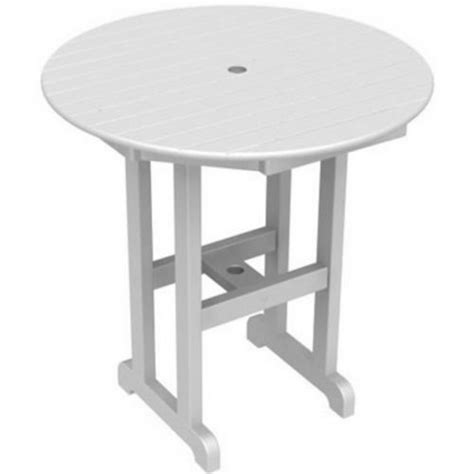 Polywood Round Counter Height Table 36 Inch Pw Rrt236 Cozydays
