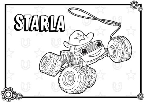 Blaze monster truck coloring page can be useful for teachers and parents. Blaze and the Monster Machines Coloring Pages - Best ...