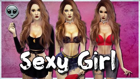 The Sims 4 Create A Sim Sexy Girl Youtube
