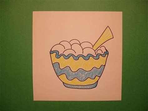 Let's Draw a Bowl of Mashed Potatoes! - YouTube