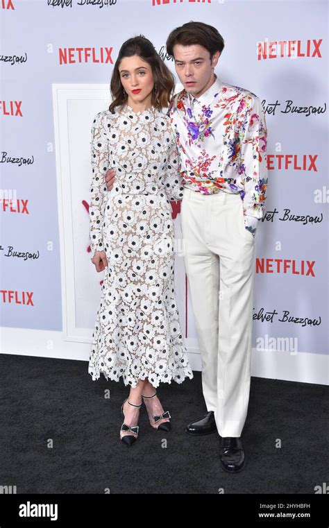 Natalia Dyer And Charlie Heaton Arriving To The Netflix Premiere Of Velvet Buzzsaw At Egyptian