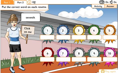 Check spelling or type a new query. English is FUNtastic: Ordinal Numbers game: drag and drop ...