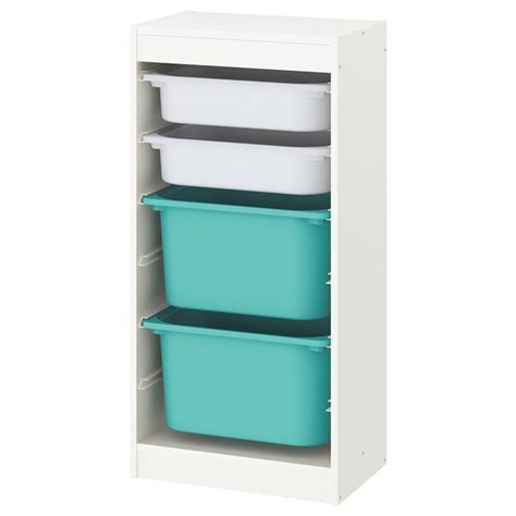 This effect was made pretty much exclusively out of trofast toy storage boxes affixed to the walls and ceiling: TROFAST Storage combination with boxes - white, white ...