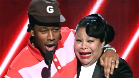 Tyler The Creator S Mom Breaks Down In Tears As He Wins At Grammys