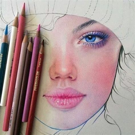 40 Drawing Ideas With Colored Pencils Sky Rye Design
