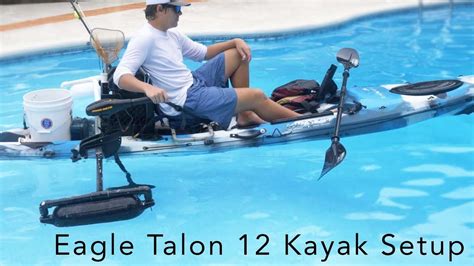 Ultimate Kayak Setup Eagle Talon 12 Trolling Motor Outriggers Seat