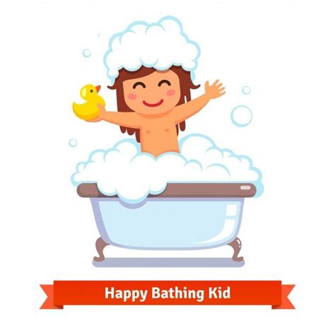 Start out with a cute rubber duck… Download Baby Girl Taking Bath With Duck Toy And Bubbles ...
