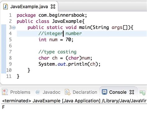 Java Int To Char Conversion With Examples