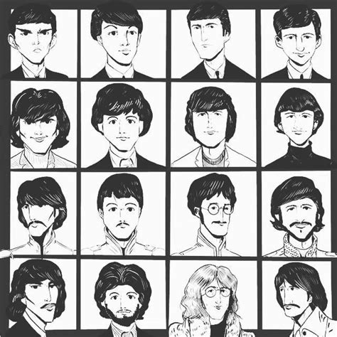 My Art Of The Beatles Evolution Based On A Hard Days Night Cover R