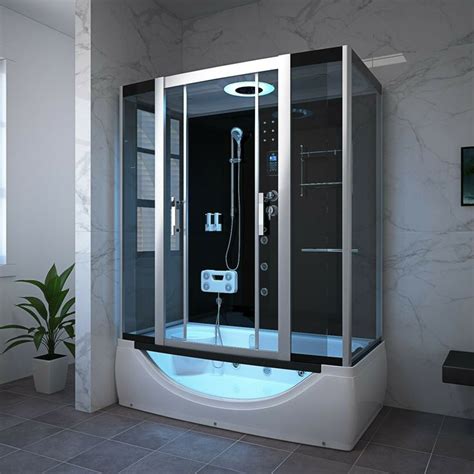 Rl C09 Steam Shower Enclosure Whirlpool Bath Cabin With Jets 1700mm X