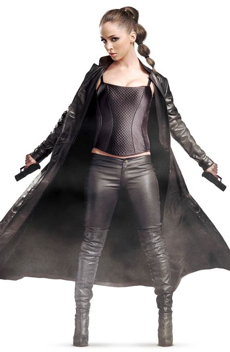 Leather Coat Daydreams Eliza Dushku Promo Shots For Dollhouse 2009