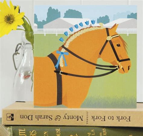 Sale Suffolk Punch Horse Card Farm Animal Birthday Horse Cards