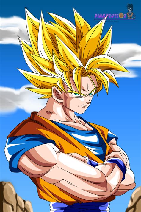 Super Saiyan 2 Son Goku By Pinkycute03 On Deviantart