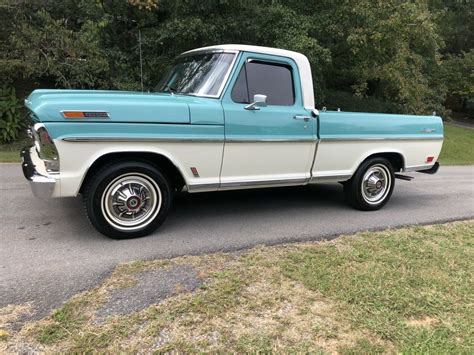 1968 Ford F100 Pickup Blue Rwd Manual Ranger For Sale Ford F100 1968