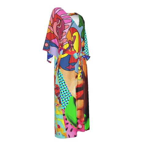 pop art dress funky dress abstract face funky clothing etsy