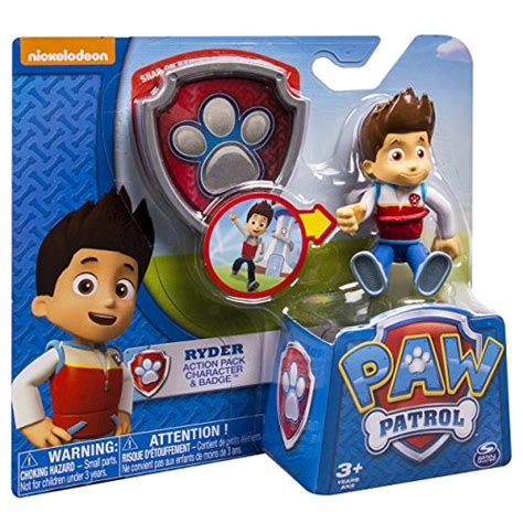 Paw Patrol Action Pack Pup And Badge Ryder Toy Toys Games Toys Dolls