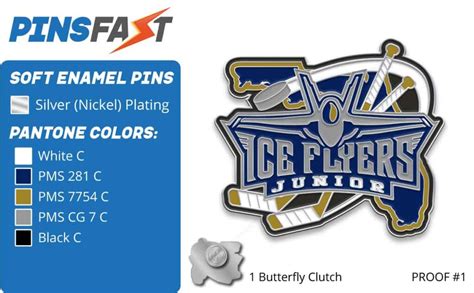 Ice Flyers Hockey Trading Pins Pins Fast