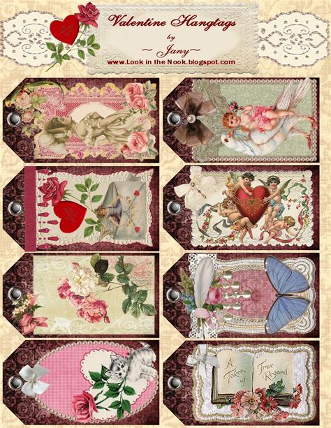 Printable Free Printable Vintage Valentines Web Vintage Valentines