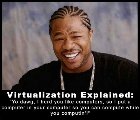 Mock Ramblings A Meme To Explain Server Virtualization