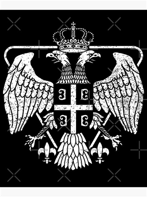 Serbian Eagle Coat Of Arms Poster By Mila1946 Redbubble