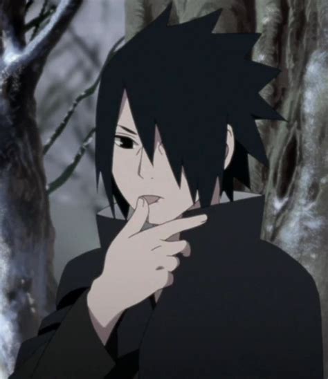 Sasuke Chan Liking His Finger After Eating Naruto Sasuke Sakura