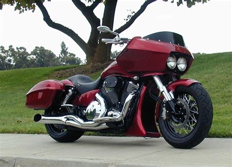 The best motorcycles custom bagger by dark kustom. VTX bagger with road glide fairing | favorite rides ...