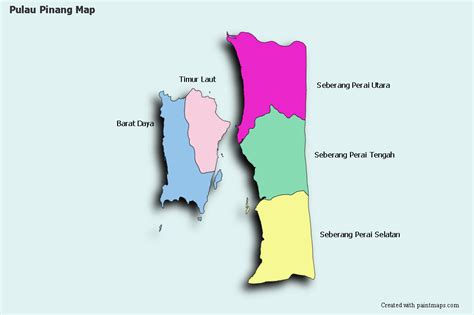 Peta Negeri Pulau Pinang