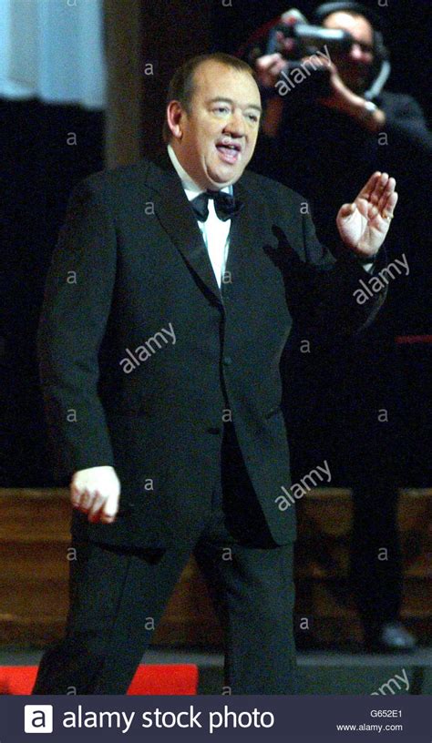 British Comedian Mel Smith Who Hosted The Awards Ceremony On Stage
