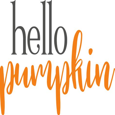 Free Hello Pumpkin 1 11198981 Png With Transparent Background