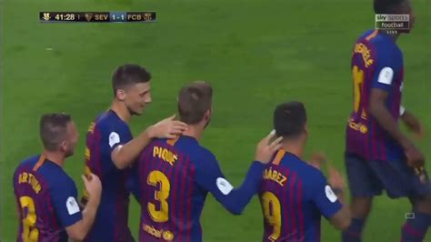 Barcelona vs Sevilla 2-1 Extended Highlights & All Goals (English Commentary) 12/08/2018 HD ...