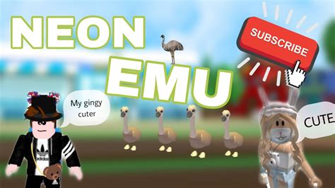 We Made A Neon Emu Adopt Me The Llama Squad Youtube