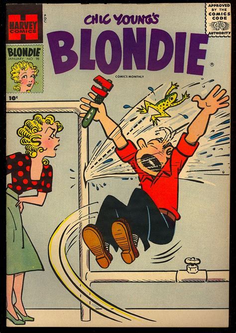 blondie comics monthly 98 high grade dagwood harvey file copy 1957 vf blondie comic comics