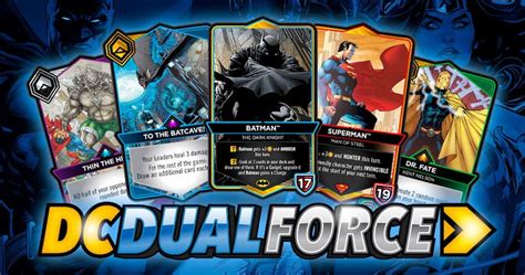 Dc Dual Force Is A Superhero Based Collectible Card Game Coming Next