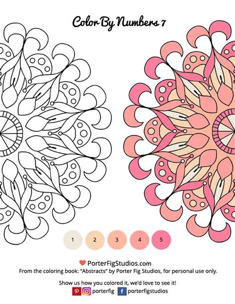 Mandala Color By Number For Adults Printable Best Coloring Page