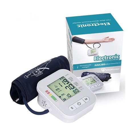 Intelligence Digital Electronic Blood Pressure Monitor White For
