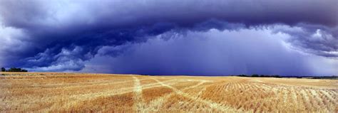 Stormy Kansas Wheat Harvest Oc 4930x1655 Shxas Ifttt