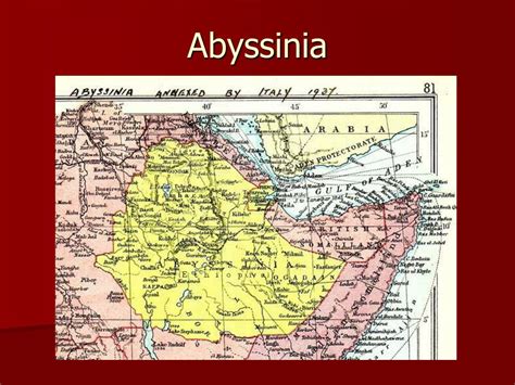 Ppt Abyssinia Powerpoint Presentation Free Download Id156672