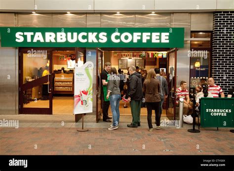 Starbucks Coffee Bar Cafe London Uk Stock Photo Alamy