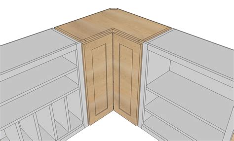 A blind corner is the space that is created where two perpendicular lines of cabinets meet. How To Make Corner Cabinet Doors Plans DIY Free Download 2 ...