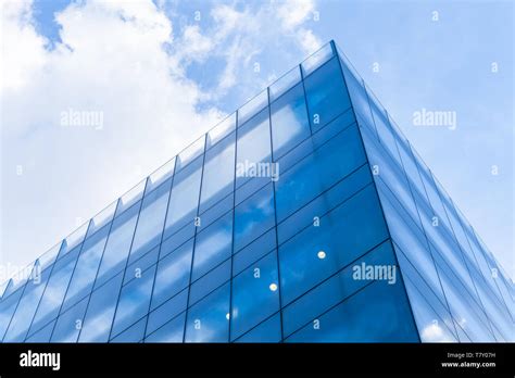 Abstract Modern Commercial Architecture Fragment Corner Of Walls Made