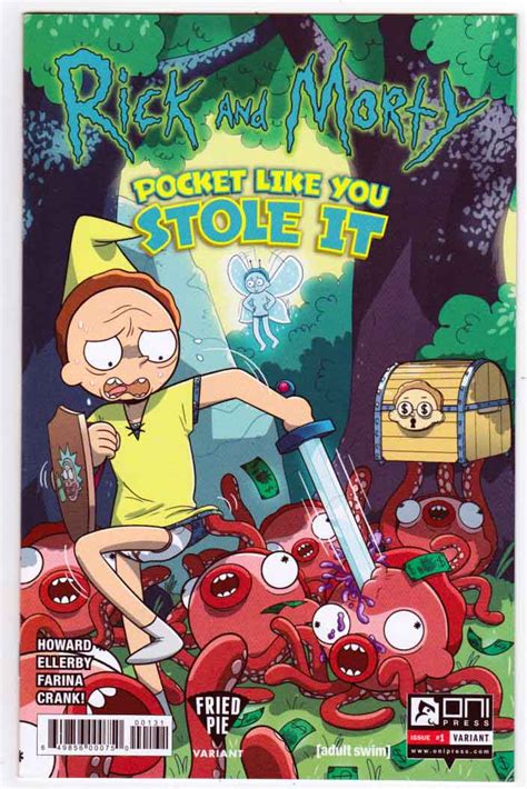 Rick And Morty Pocket Like You Stole It 1 2017 Bam Variant Oni Press