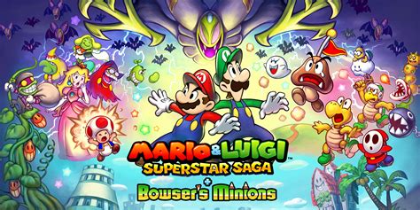 Mario And Luigi Superstar Saga Bowsers Minions Nintendo 3ds Games